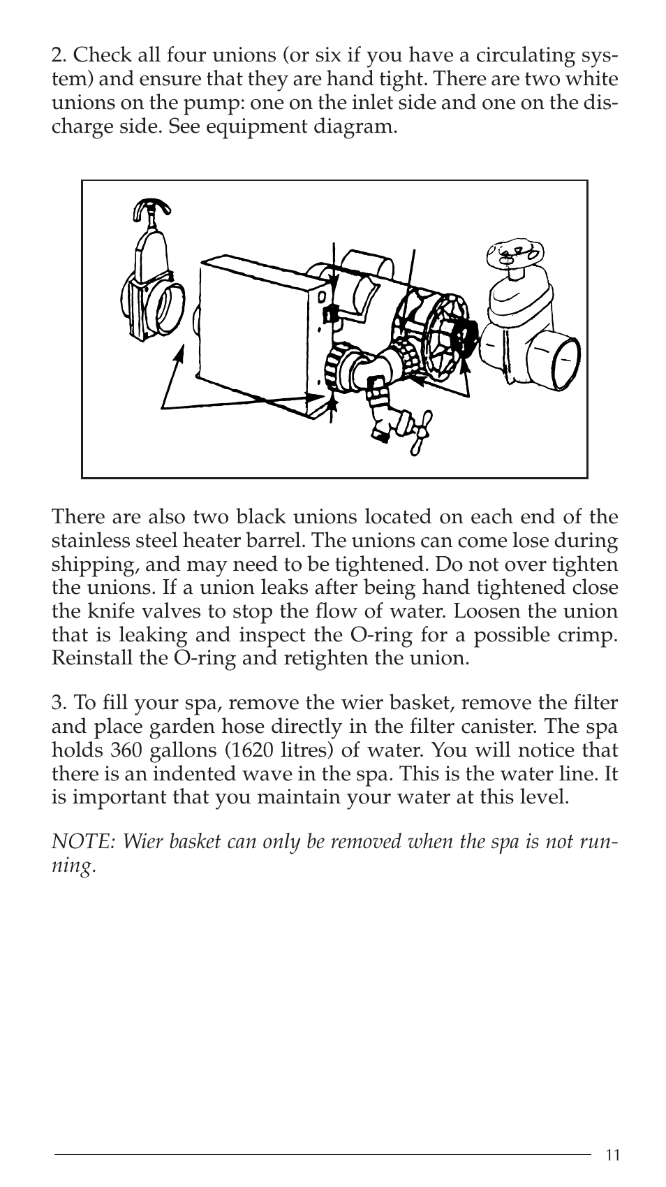 Spa pack | Aruba Spa Hot Tub Models 2003 User Manual | Page 12 / 42