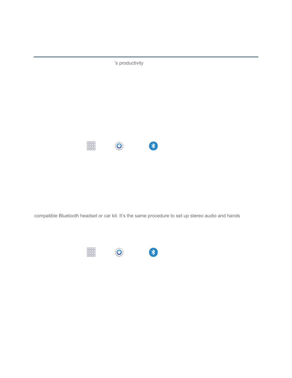 Tools and calendar, Bluetooth, Turn bluetooth on or off | Connect a bluetooth headset or car kit | Samsung SM-G860PZBASPR User Manual | Page 113 / 220