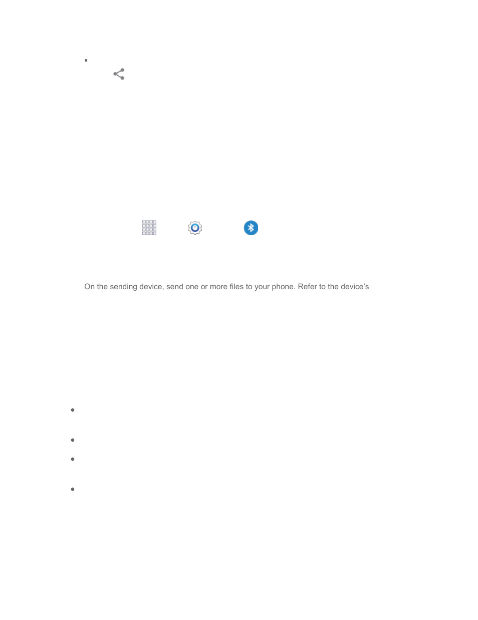 Receive information using bluetooth | Samsung SM-G860PZBASPR User Manual | Page 116 / 220