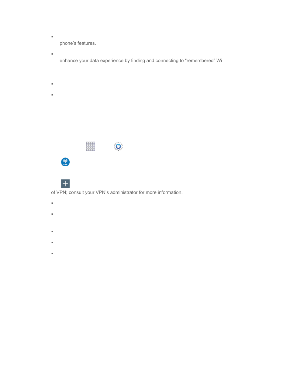 Vpn settings | Samsung SM-G860PZBASPR User Manual | Page 155 / 220