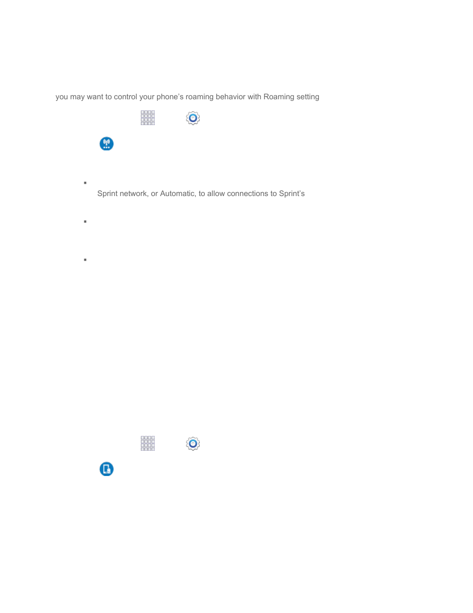 Roaming settings, Nfc settings, Turn nfc on or off | Android beam | Samsung SM-G860PZBASPR User Manual | Page 156 / 220