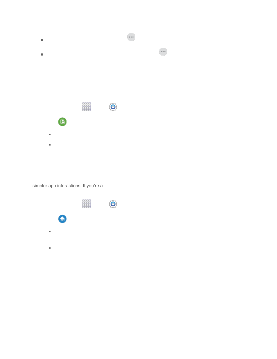 One handed operation settings, Easy mode settings | Samsung SM-G860PZBASPR User Manual | Page 176 / 220