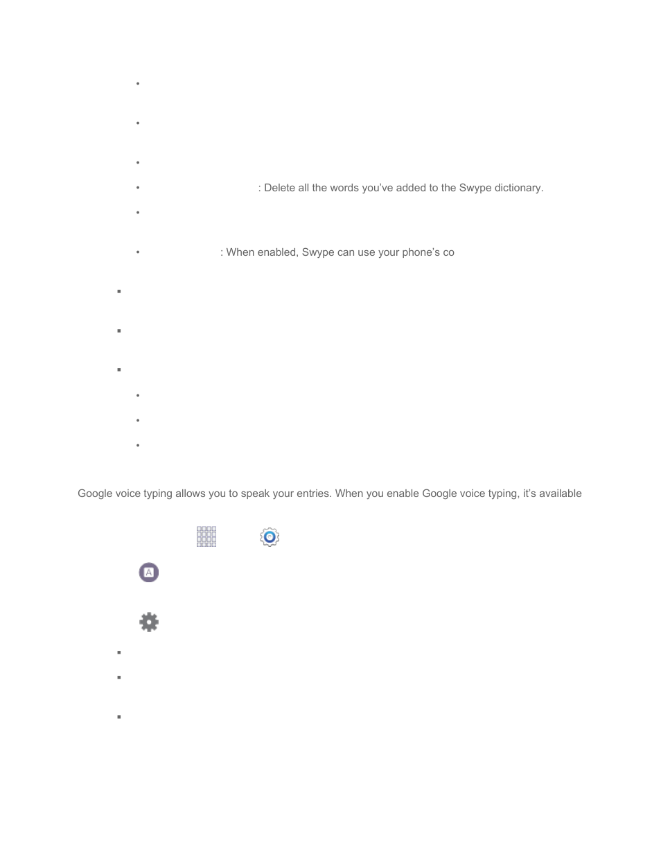 Google voice typing settings | Samsung SM-G860PZBASPR User Manual | Page 189 / 220