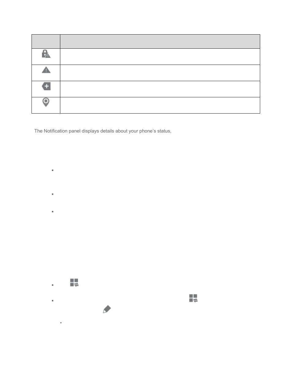 Notification panel | Samsung SM-G860PZBASPR User Manual | Page 40 / 220