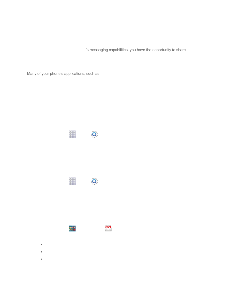 Accounts and messaging, Google account, Create a google account | Sign in to your google account, Access gmail | Samsung SM-G860PZBASPR User Manual | Page 68 / 220