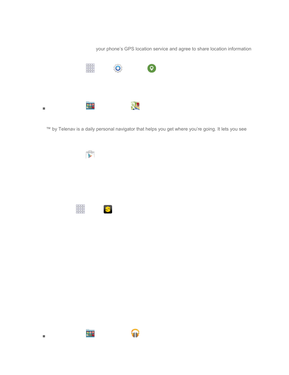 Scout, Music apps, Google play music | Samsung SM-G860PZBASPR User Manual | Page 84 / 220