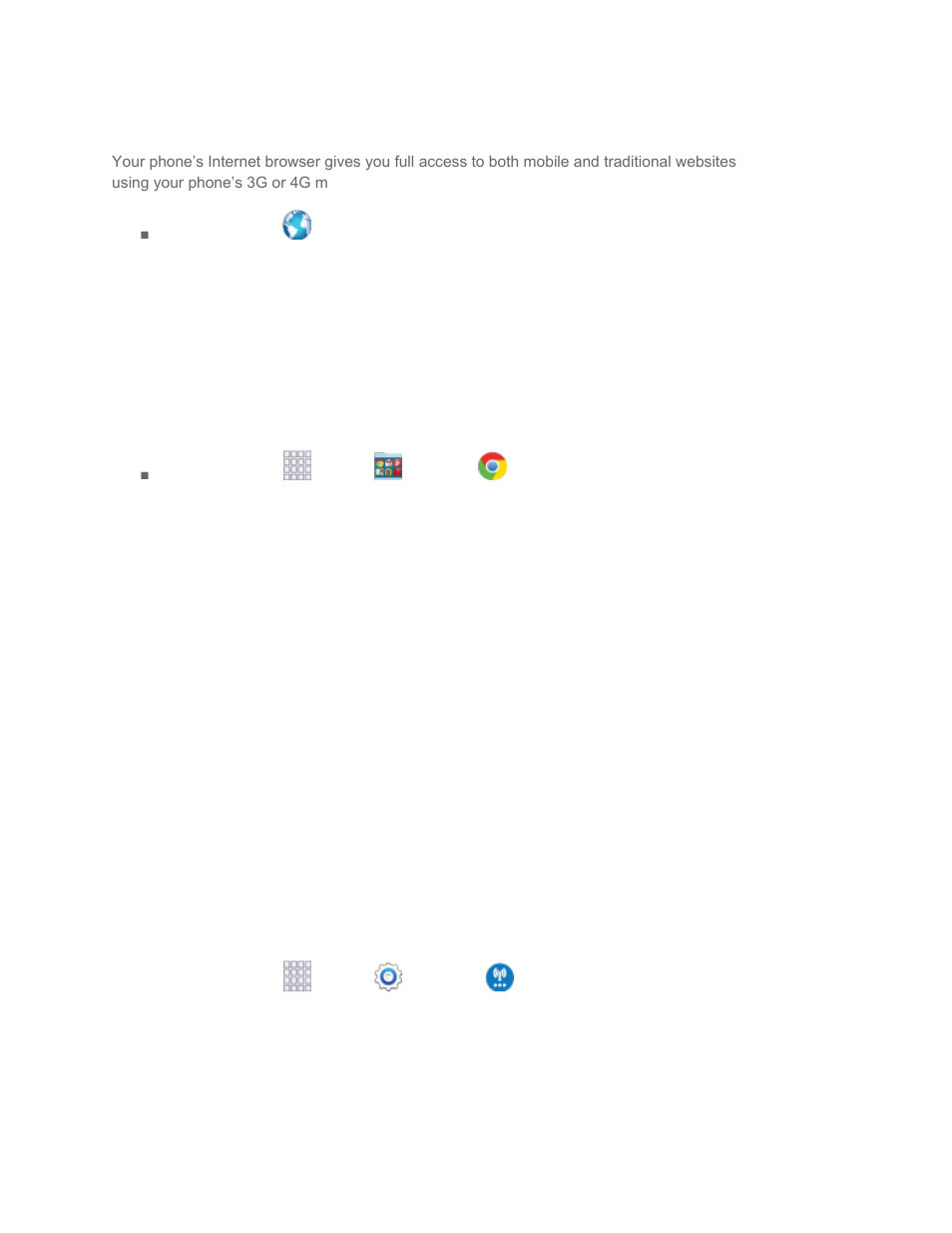 Internet, Chrome, Sprint spark lte | Samsung SM-G860PZBASPR User Manual | Page 95 / 220