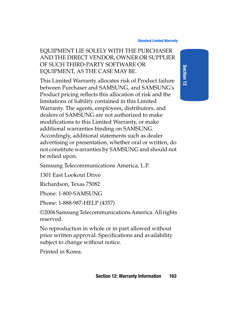 Samsung SGH-T209NBBTMB User Manual | Page 167 / 172