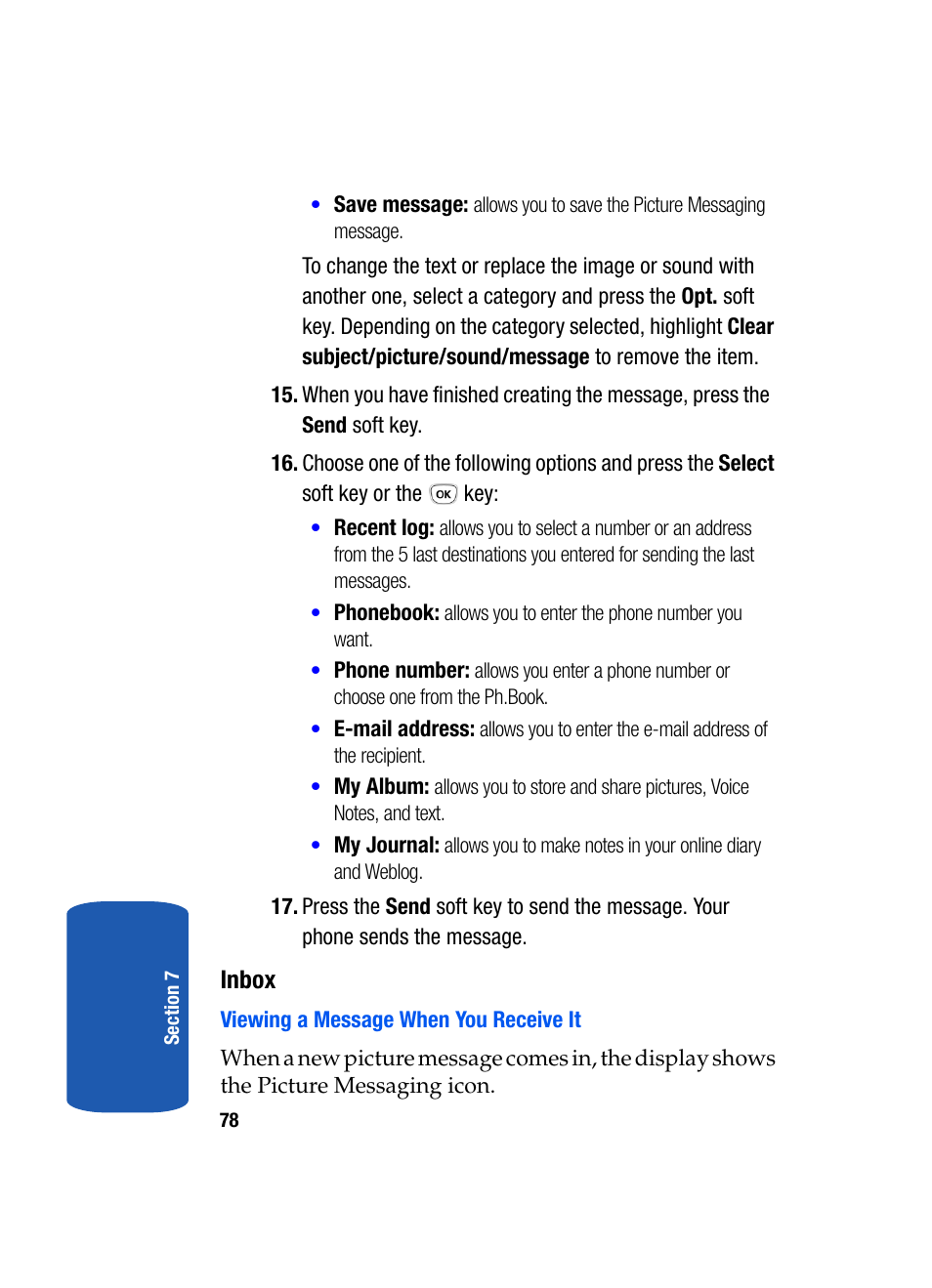 Samsung SGH-T209NBBTMB User Manual | Page 82 / 172