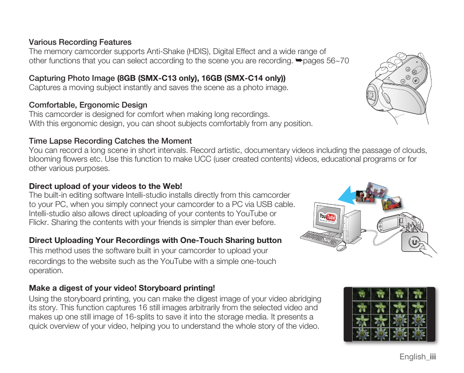 Samsung SMX-C14RN-XAA User Manual | Page 3 / 139