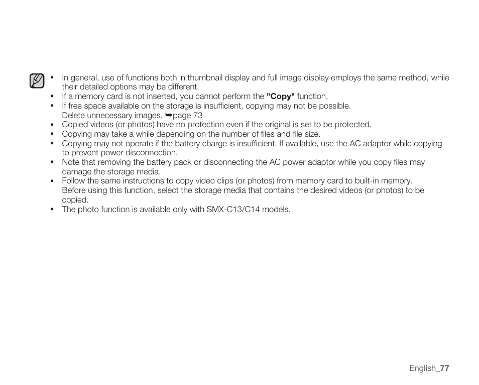 Samsung SMX-C14RN-XAA User Manual | Page 87 / 139