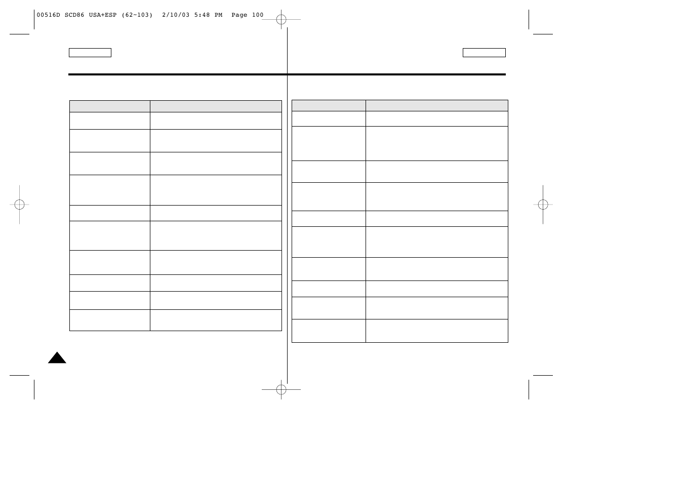 Troubleshooting problemas y soluciones | Samsung SC-D86-XAA User Manual | Page 100 / 104