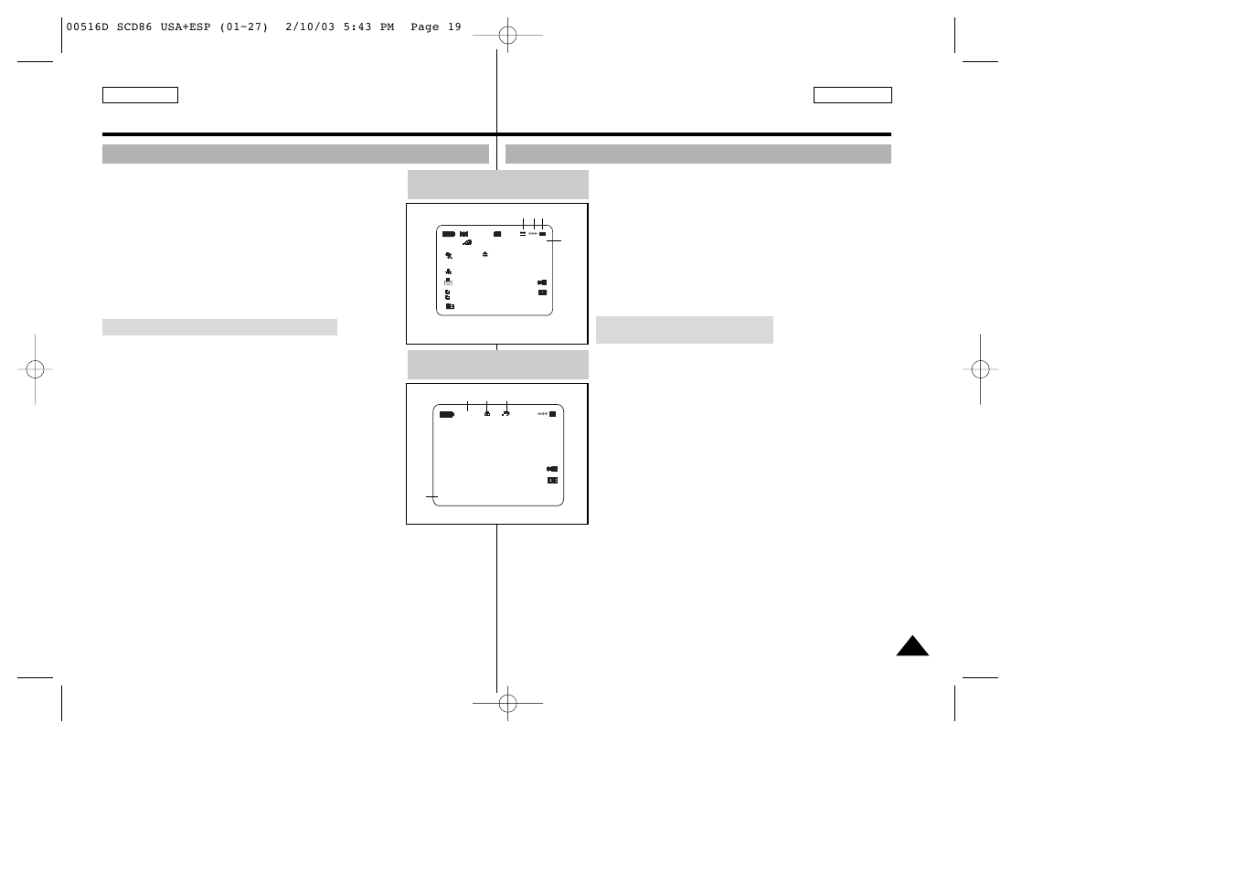 English español | Samsung SC-D86-XAA User Manual | Page 19 / 104