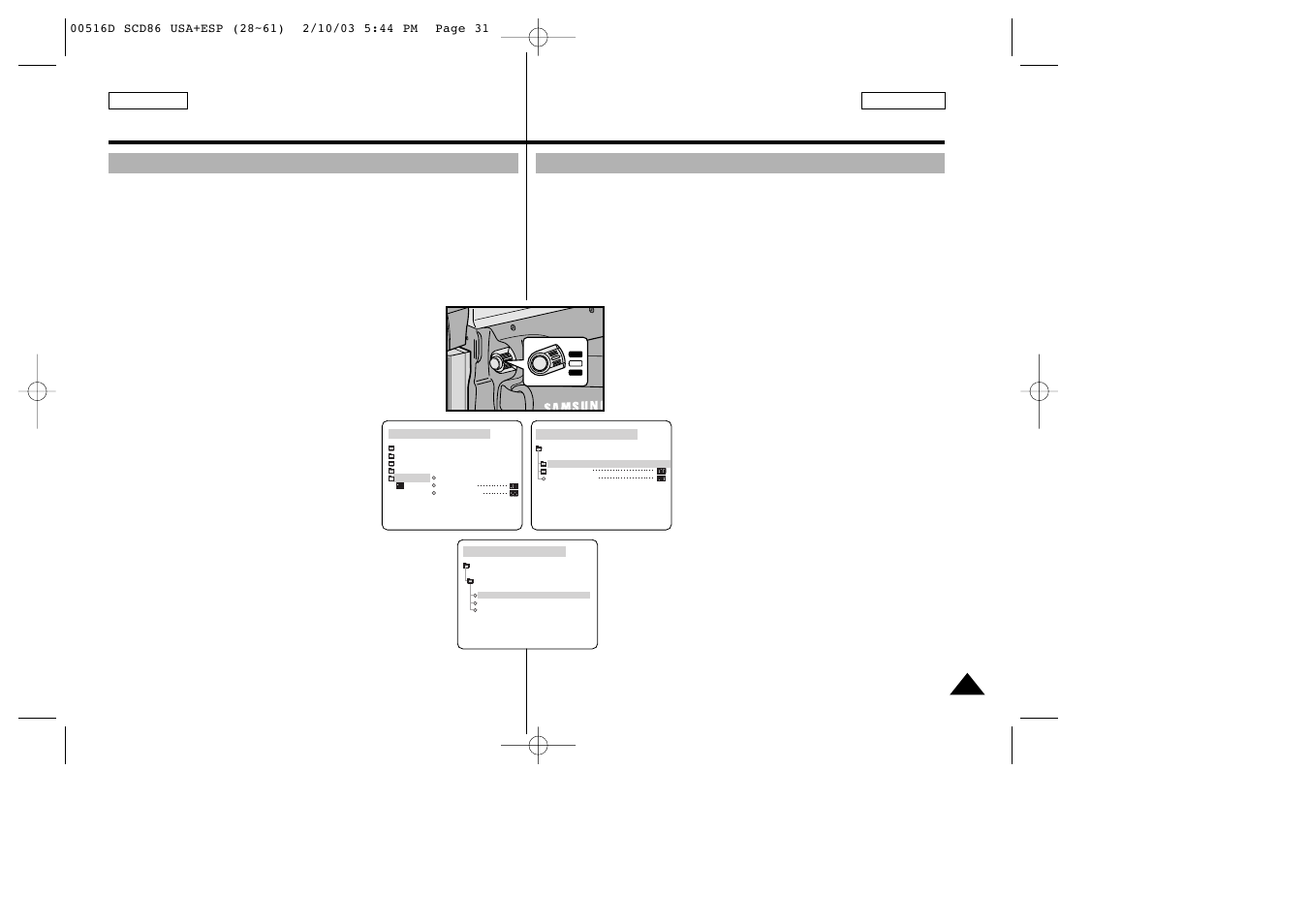 Basic recording grabación básica | Samsung SC-D86-XAA User Manual | Page 31 / 104