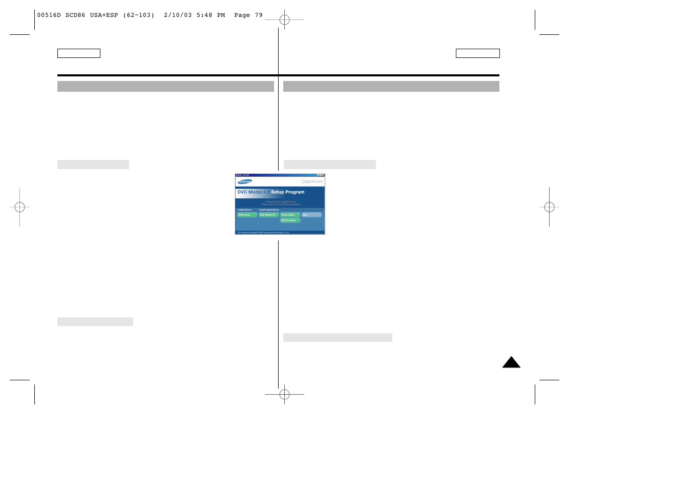 Usb interface interfaz usb | Samsung SC-D86-XAA User Manual | Page 79 / 104