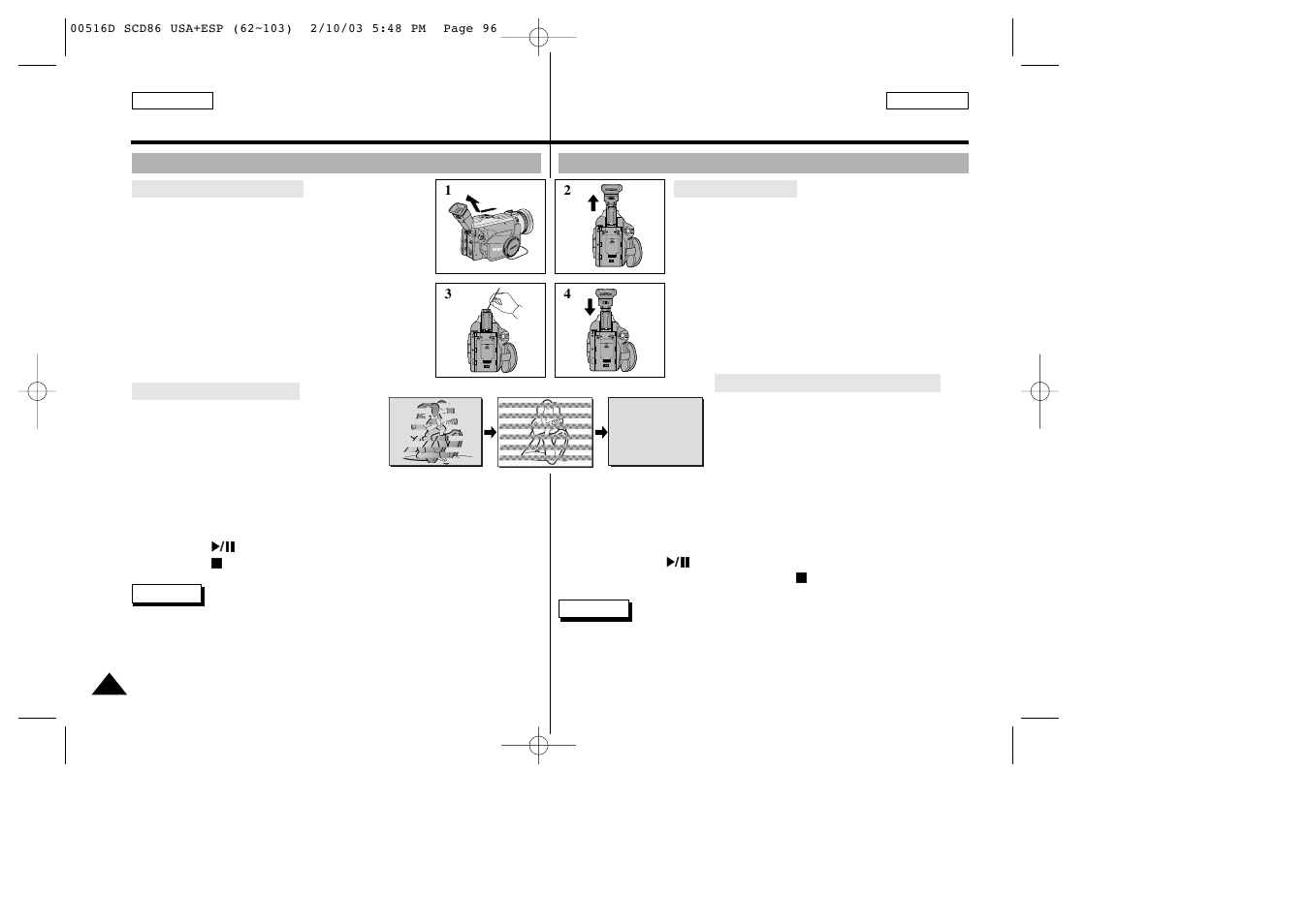 Maintenance mantenimiento | Samsung SC-D86-XAA User Manual | Page 96 / 104
