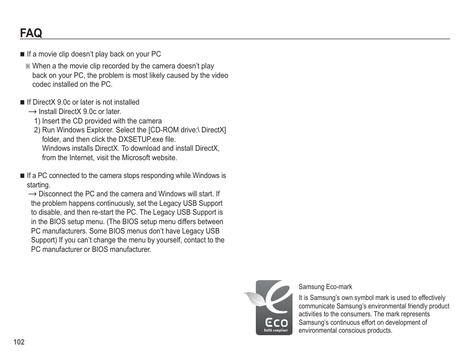 Samsung EC-AQ100ZBPBUS User Manual | Page 103 / 105