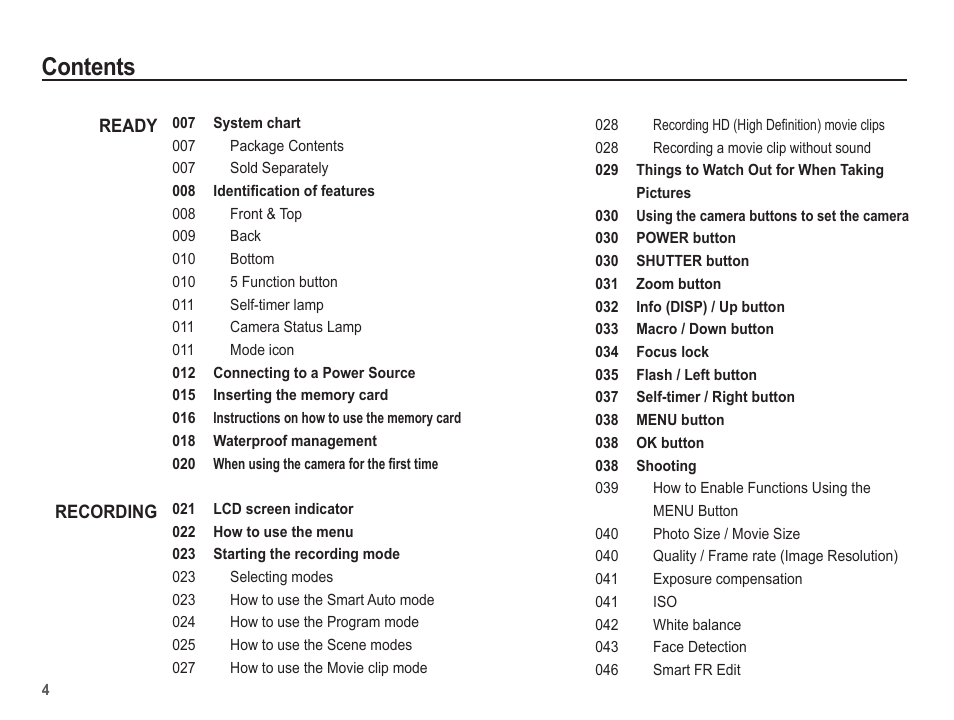 Samsung EC-AQ100ZBPBUS User Manual | Page 5 / 105