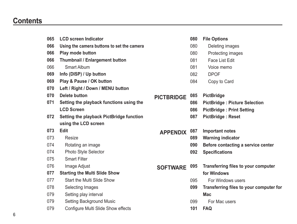 Samsung EC-AQ100ZBPBUS User Manual | Page 7 / 105