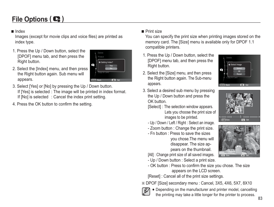 File options ( ) | Samsung EC-AQ100ZBPBUS User Manual | Page 84 / 105