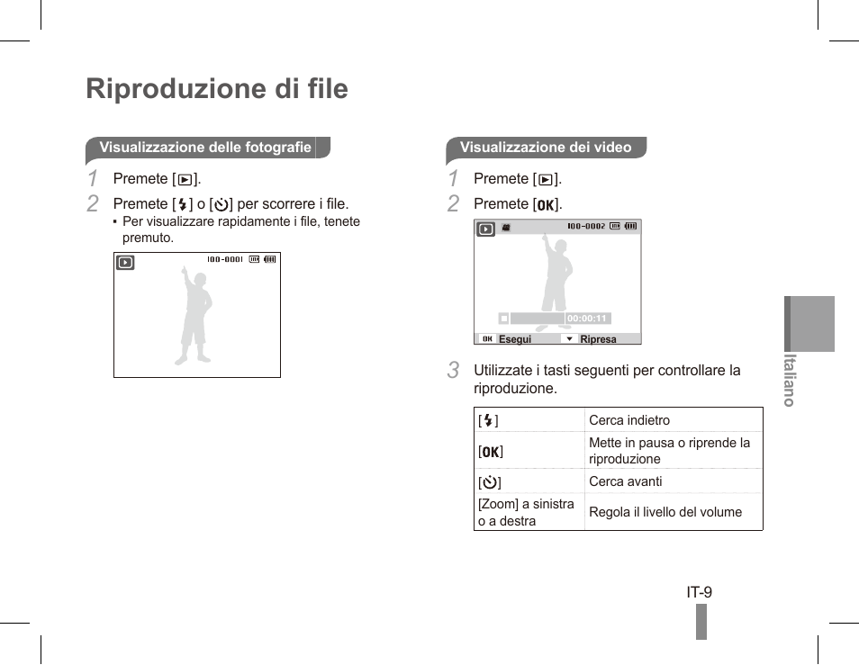 Riproduzione di file | Samsung EC-PL80ZZBPRCA User Manual | Page 49 / 72