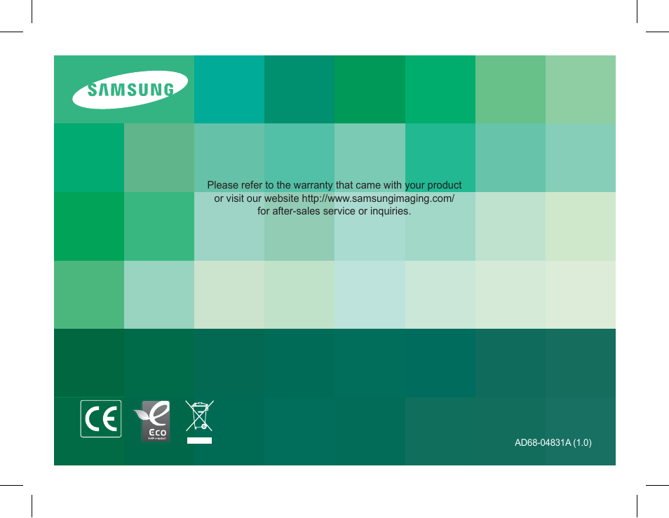 Samsung EC-PL80ZZBPRCA User Manual | Page 72 / 72