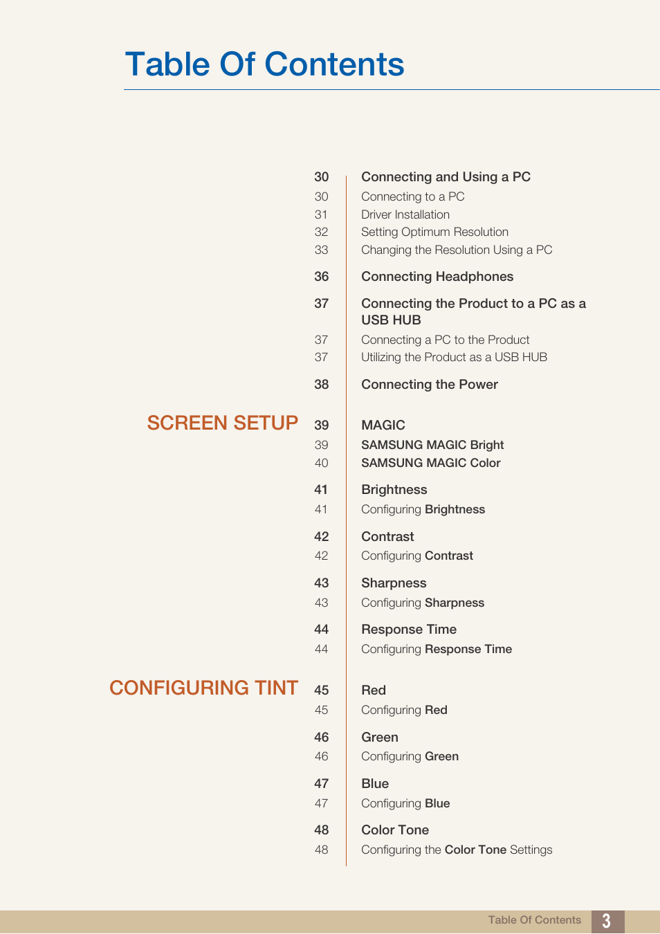 Samsung LS27A850DS-ZA User Manual | Page 3 / 94