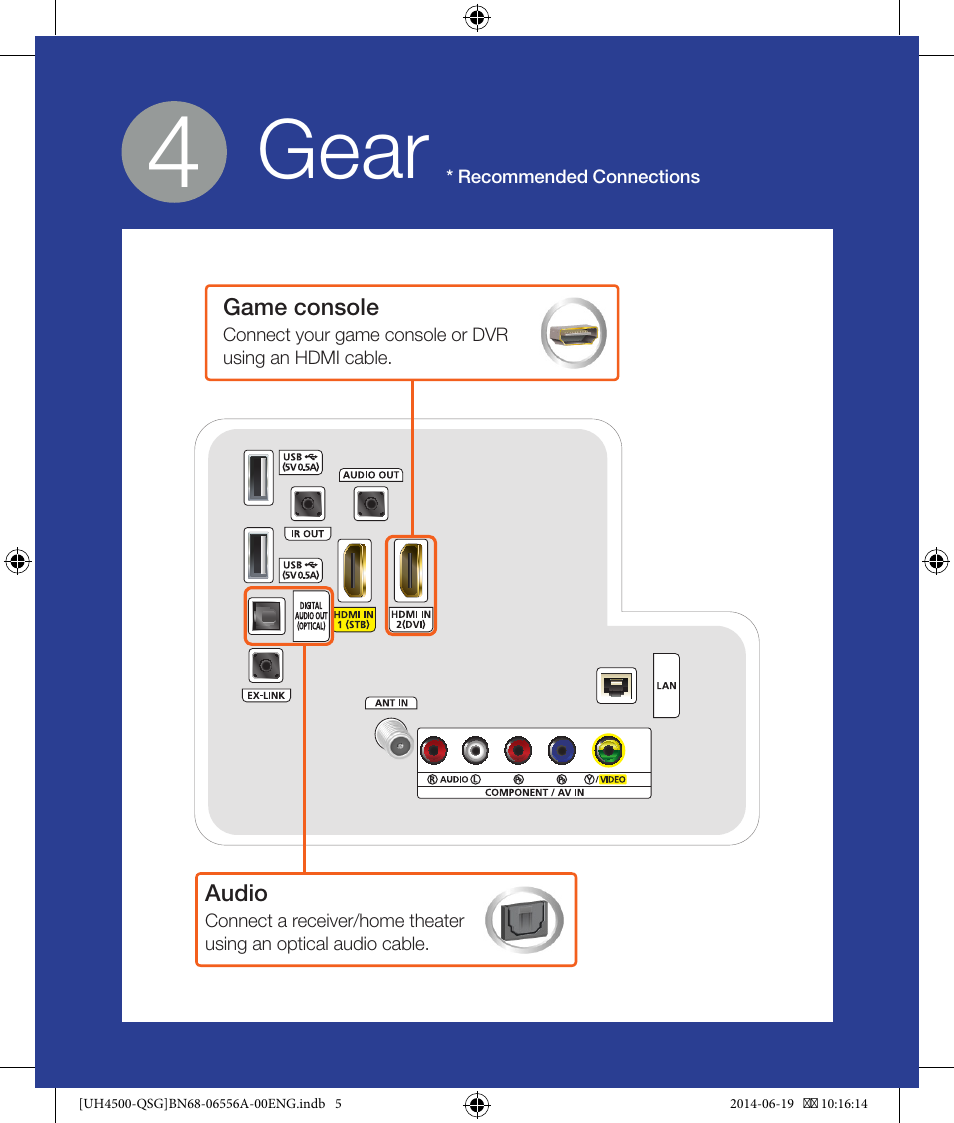 Gear | Samsung UN28H4500AFXZA User Manual | Page 5 / 10