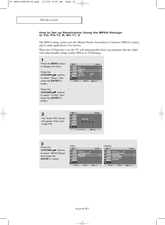 Samsung LNR1550PX-XAA User Manual | Page 46 / 68