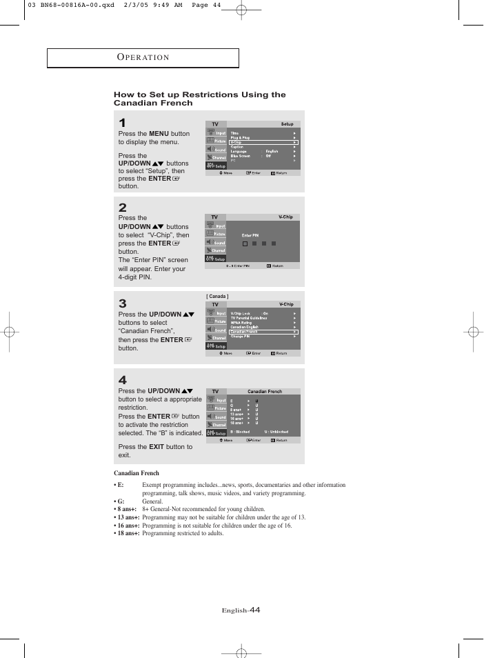 Samsung LNR1550PX-XAA User Manual | Page 49 / 68