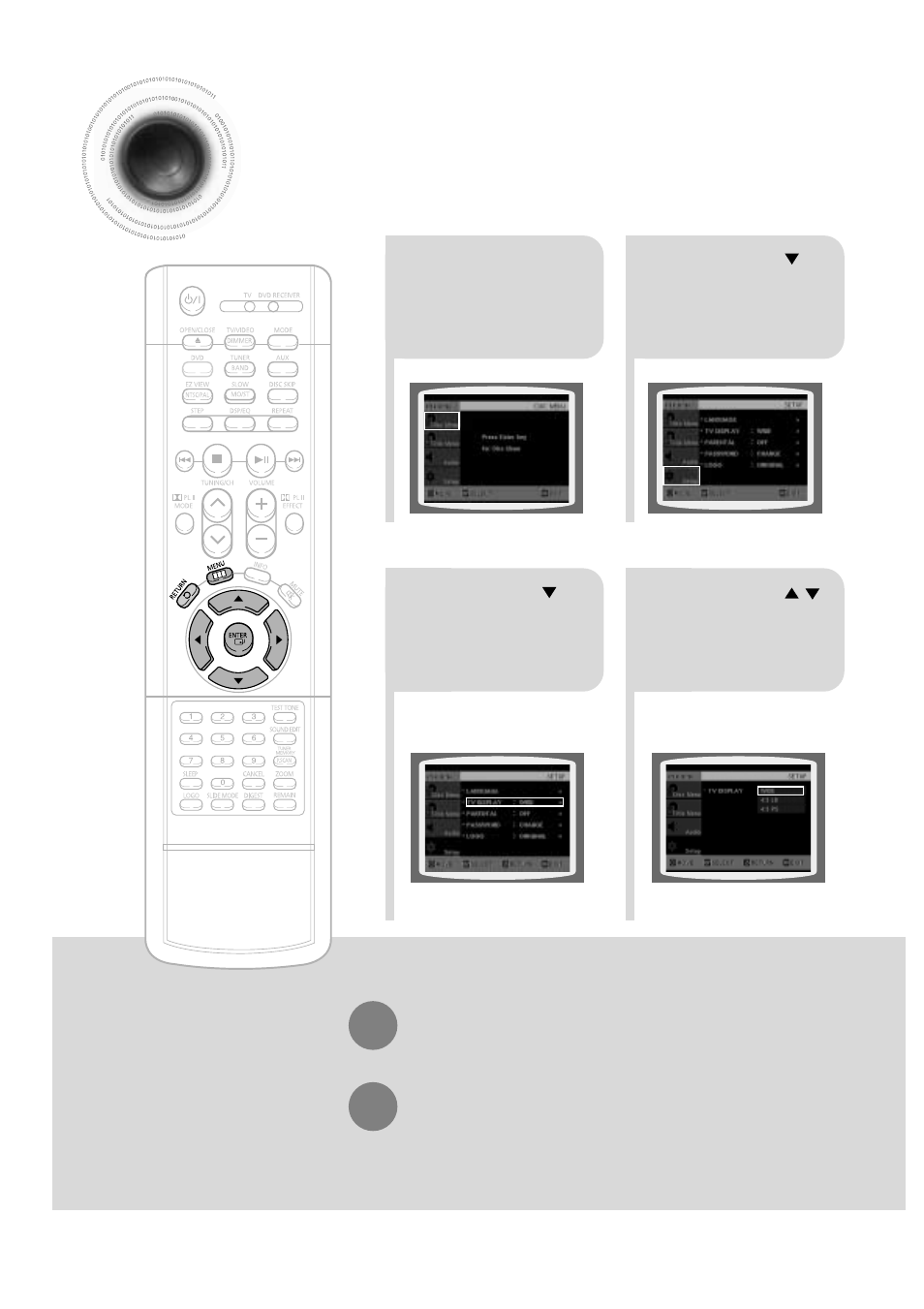 Setting tv screen type, 41 setting tv screen type | Samsung HTDB600TH User Manual | Page 42 / 72