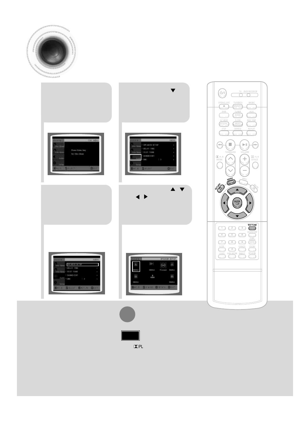 Setting the speaker mode | Samsung HTDB600TH User Manual | Page 50 / 72