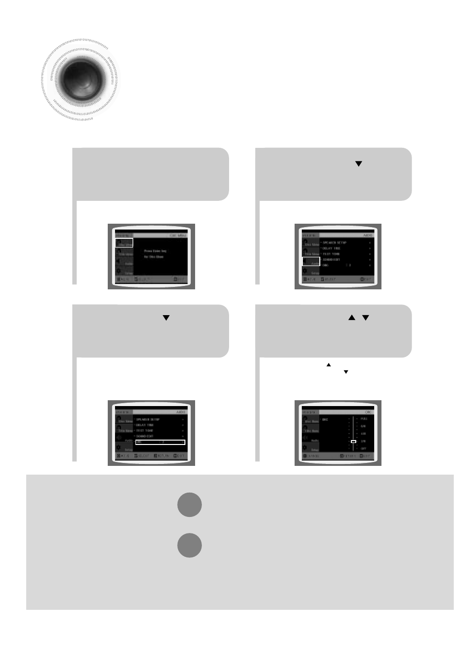 Setting the drc (dynamic range compression), 55 setting the drc, Dynamic range compression) | Samsung HTDB600TH User Manual | Page 56 / 72