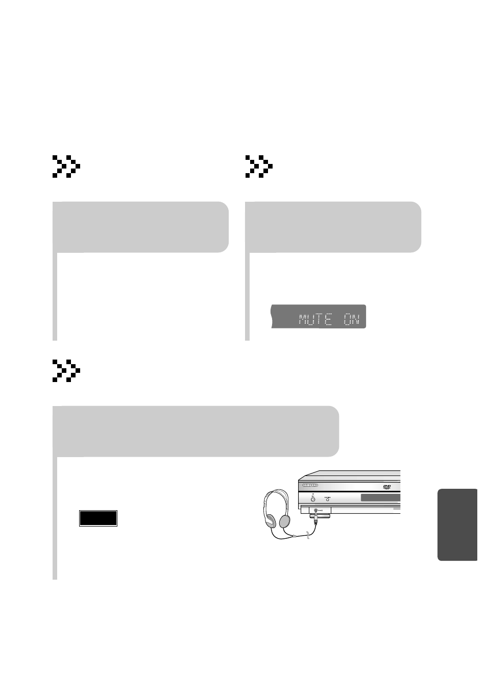 Adjusting display brightness, Using headphones, Mute function | Press dimmer button, Press mute button | Samsung HTDB600TH User Manual | Page 63 / 72