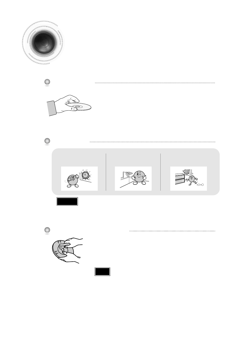 Cautions on handling and storing discs | Samsung HTDB600TH User Manual | Page 68 / 72