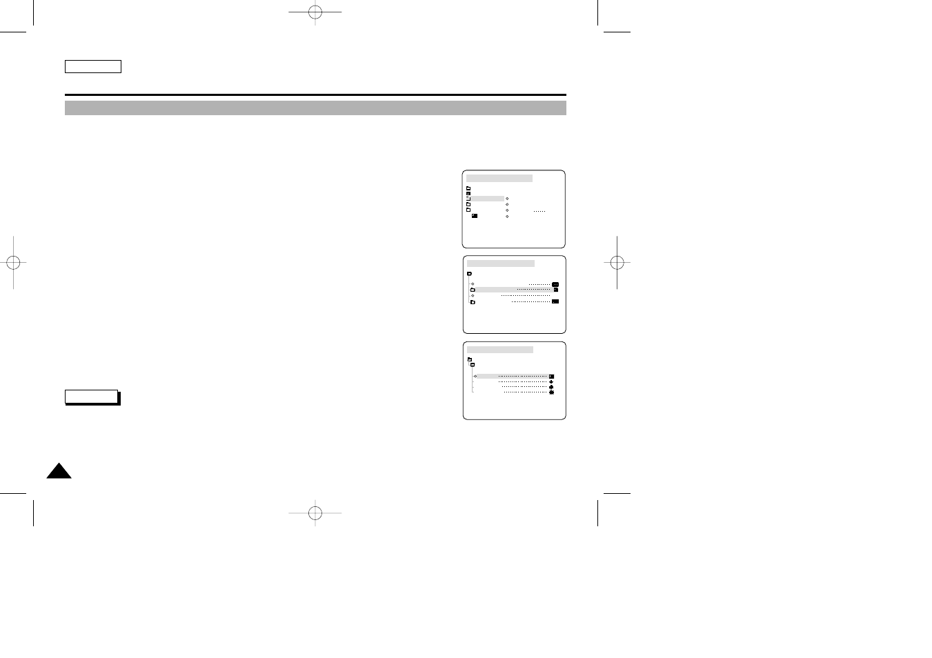 Advanced techniques | Samsung SC-D5000-XAC User Manual | Page 103 / 133