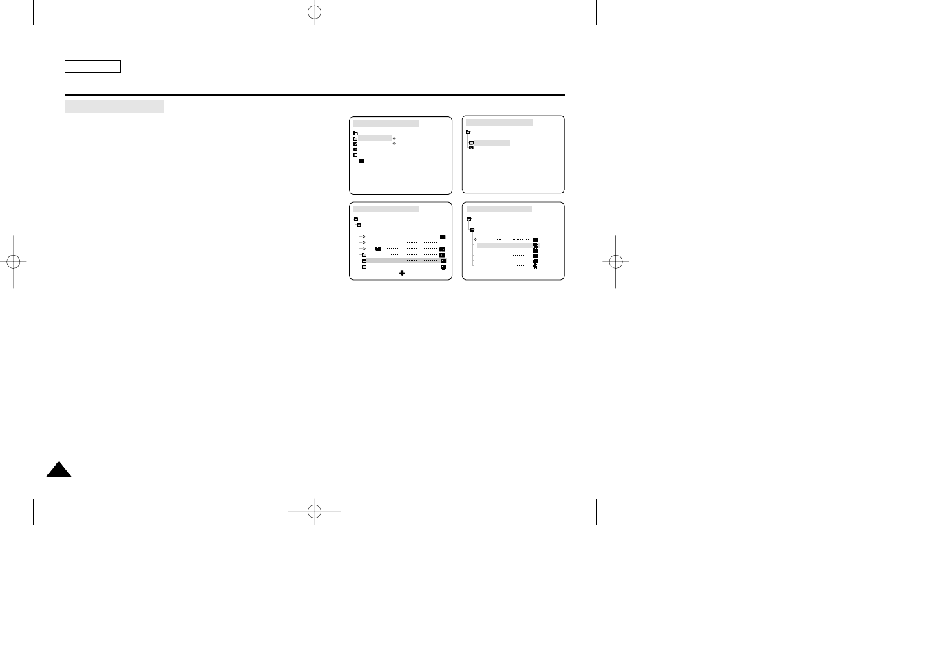 Using the camcorder - advanced recording | Samsung SC-D5000-XAC User Manual | Page 61 / 133