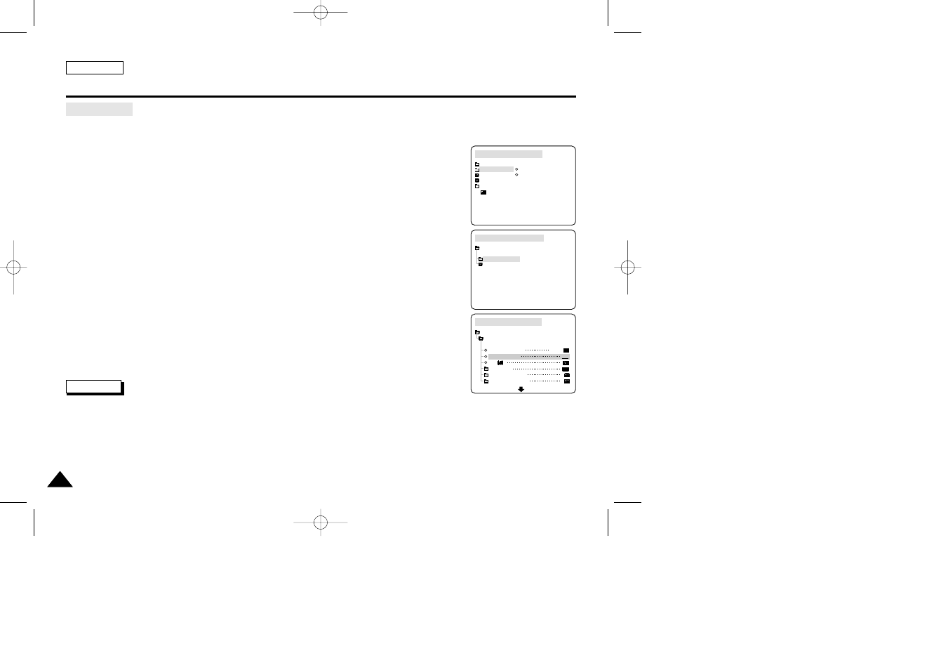 Using the camcorder - advanced recording | Samsung SC-D5000-XAC User Manual | Page 67 / 133