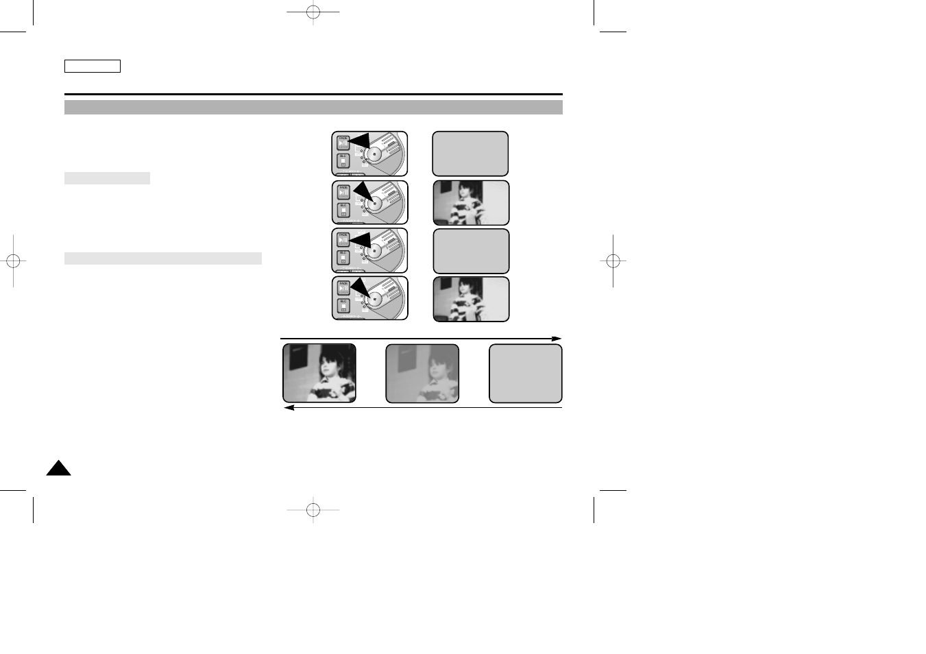 Using the camcorder - advanced recording, Fade in and out | Samsung SC-D5000-XAC User Manual | Page 75 / 133