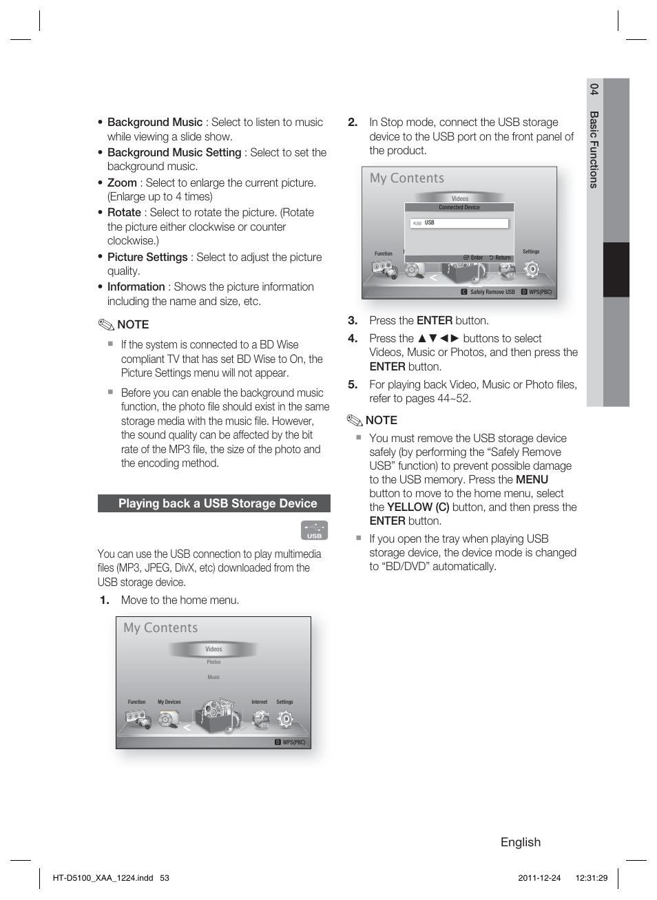 Samsung HT-D5100-ZC User Manual | Page 53 / 82