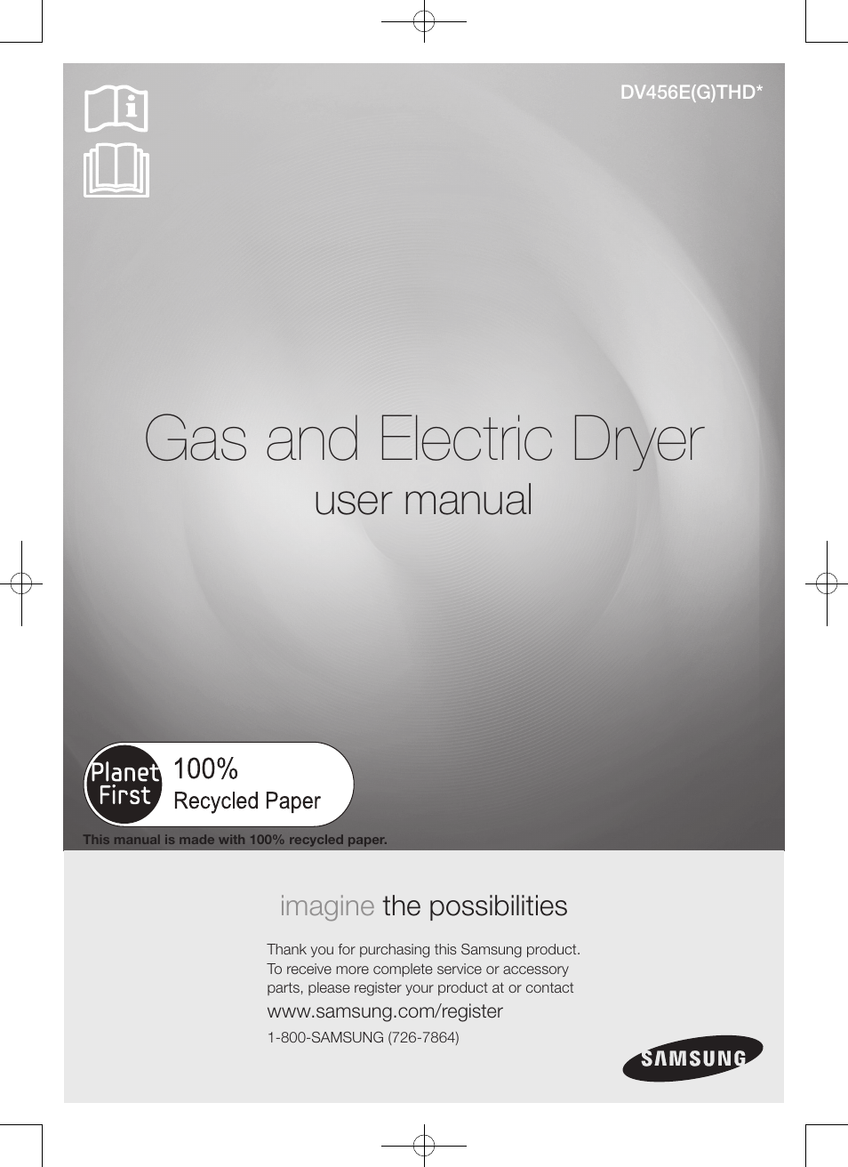 Samsung DV456ETHDSU-AA User Manual | 120 pages