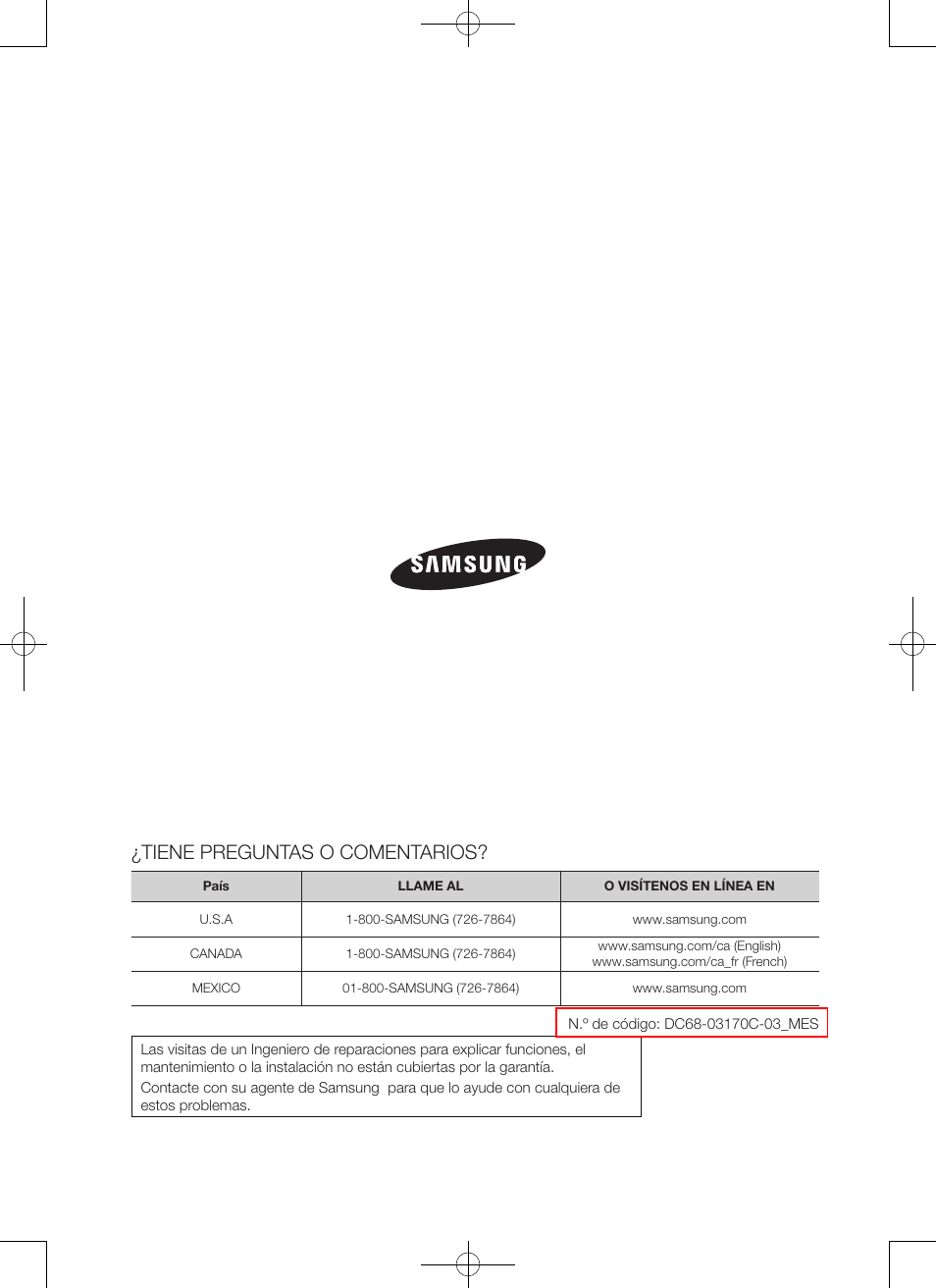 Tiene preguntas o comentarios | Samsung DV456ETHDSU-AA User Manual | Page 120 / 120