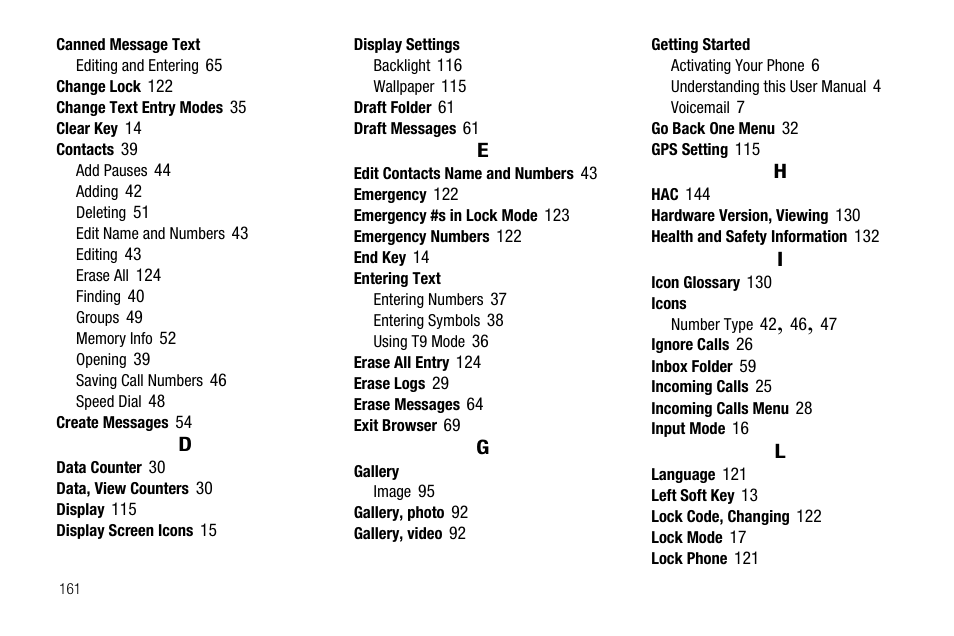 Samsung SCH-R560ZPACRI User Manual | Page 164 / 167