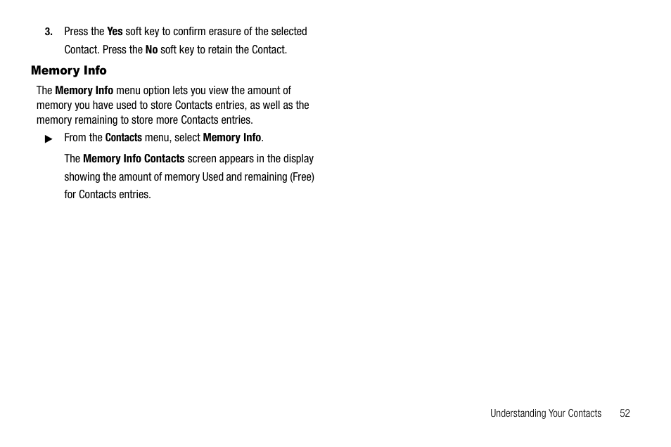 Memory info | Samsung SCH-R560ZPACRI User Manual | Page 55 / 167