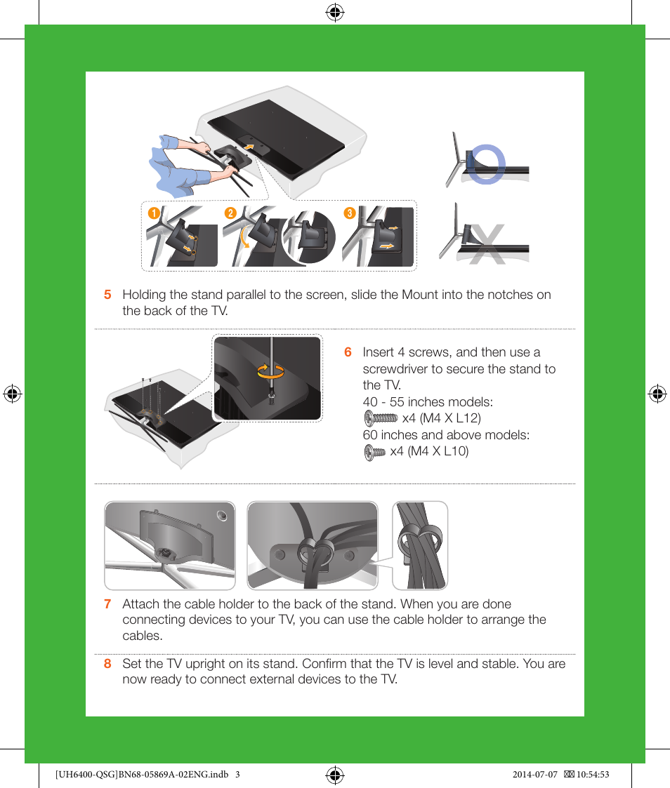 Samsung UN40H6400AFXZA User Manual | Page 3 / 12