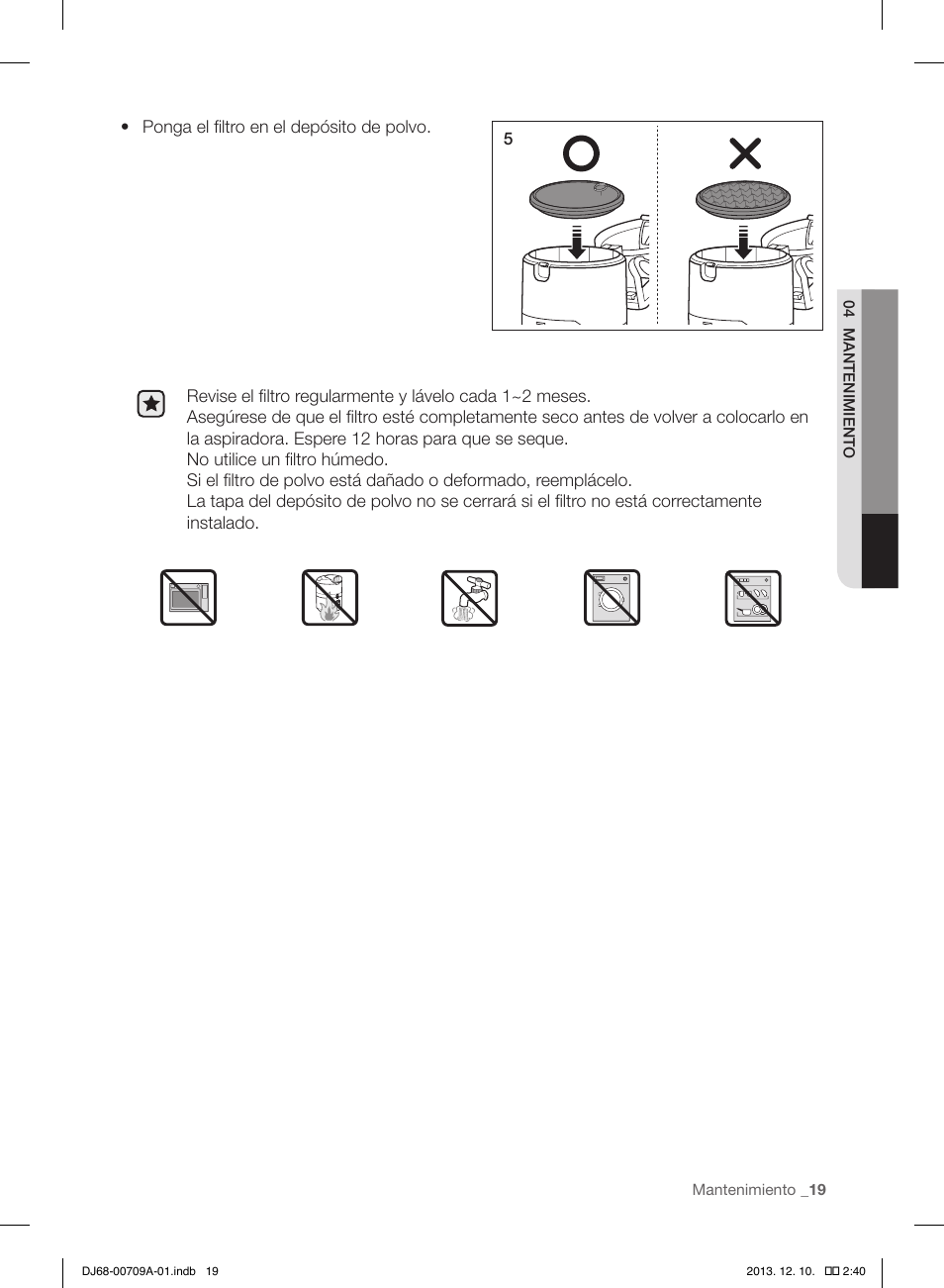 Samsung VU12F70SHDC-AC User Manual | Page 75 / 84