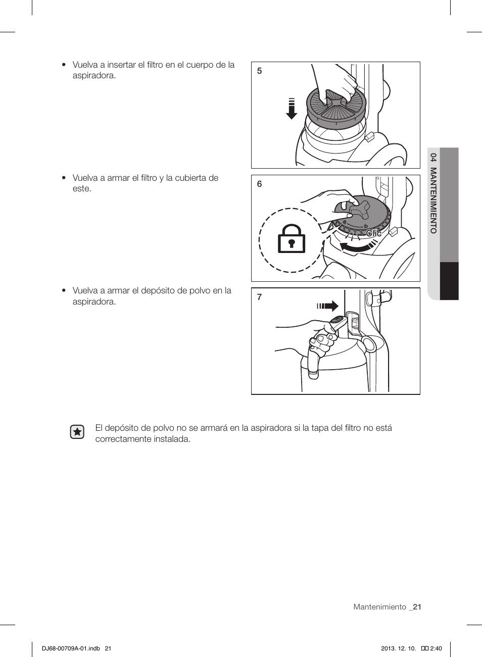 Samsung VU12F70SHDC-AC User Manual | Page 77 / 84