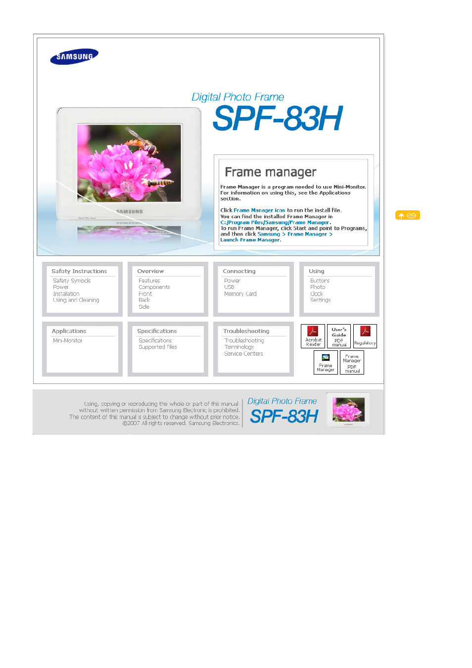 Samsung LP08CPLSS-XSG User Manual | 28 pages
