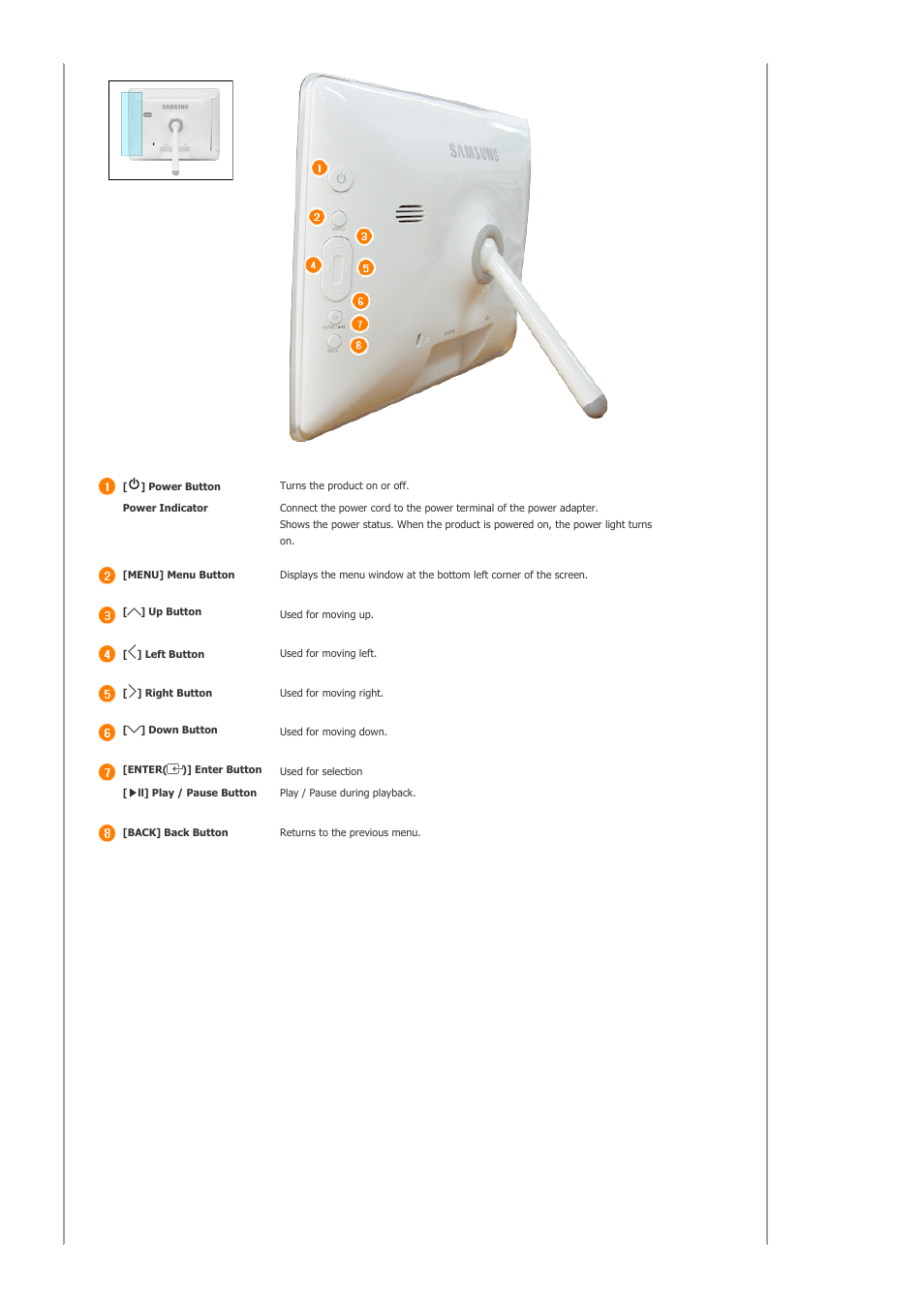 Samsung LP08CPLSS-XSG User Manual | Page 10 / 28