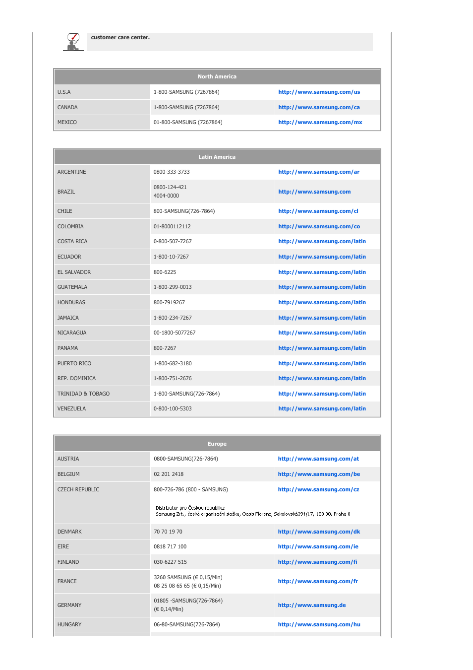 Samsung LP08CPLSS-XSG User Manual | Page 26 / 28